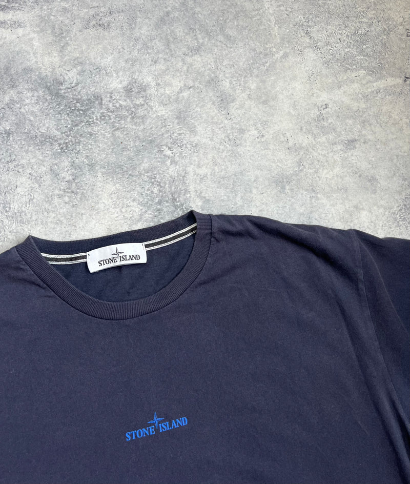 Stone island 2020 navy blue graphic tee