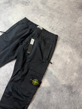 Stone island black cargo trousers BNWT