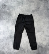 Stone island black cargo trousers