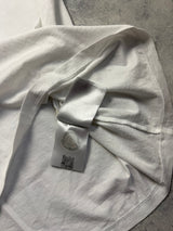 Moncler white double logo tee
