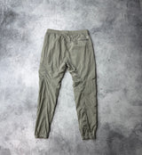 CP company silver nylon cargo trousers