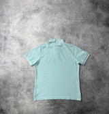 Stone island aqua blue polo shirt