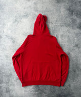 Palm angels red & black spray Paris hoodie