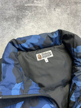Bape blue camo gilet