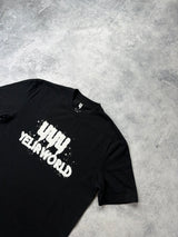 Yelir world black graphic tee