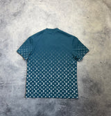Louis Vuitton teal blue gradient tee