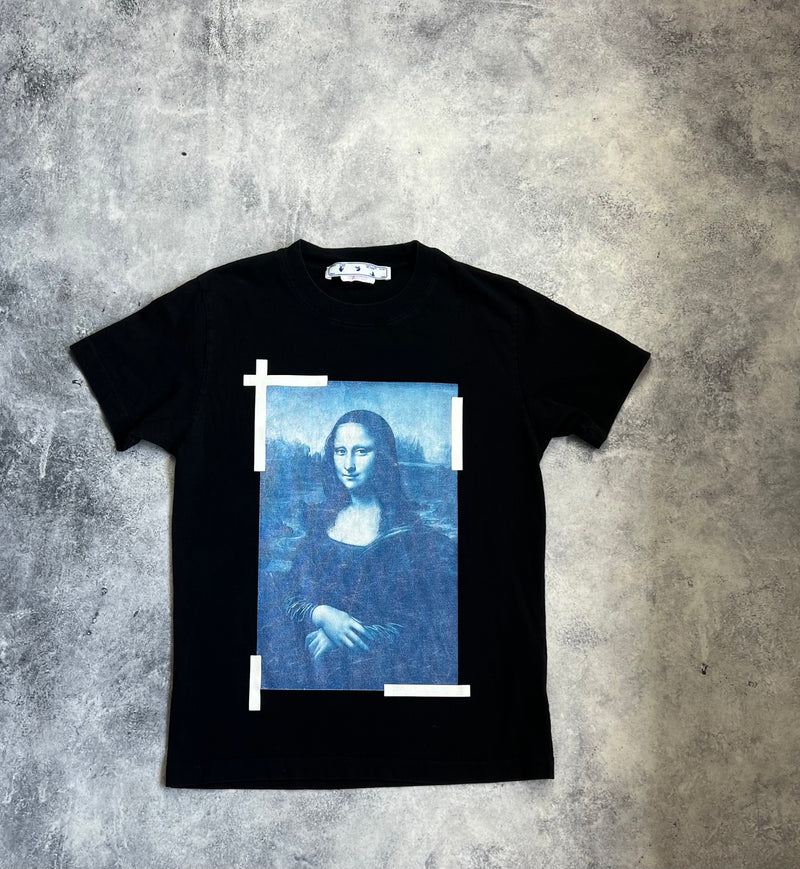 Off-white Mona Lisa black tee