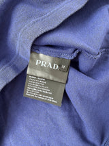 Prada navy blue polo shirt