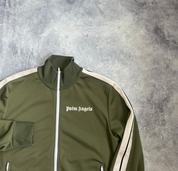 Palm angels khaki track jacket