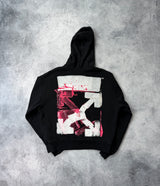 Off-white black acrylic arrow hoodie