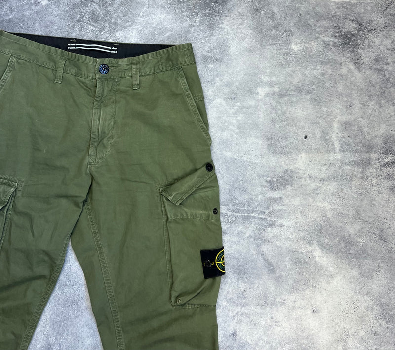 Stone island 2020 khaki cargo trousers