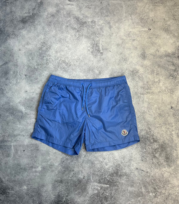 Moncler blue swim shorts