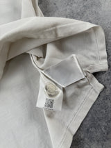 Moncler white polo shirt