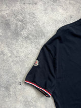 Moncler navy arm logo tee