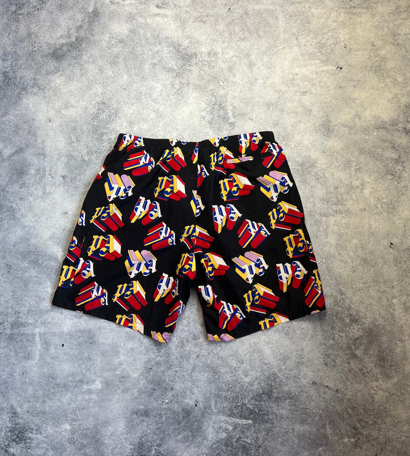 Palm angels 3D logo swim shorts