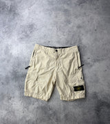 Stone island SS21 beige cargo shorts