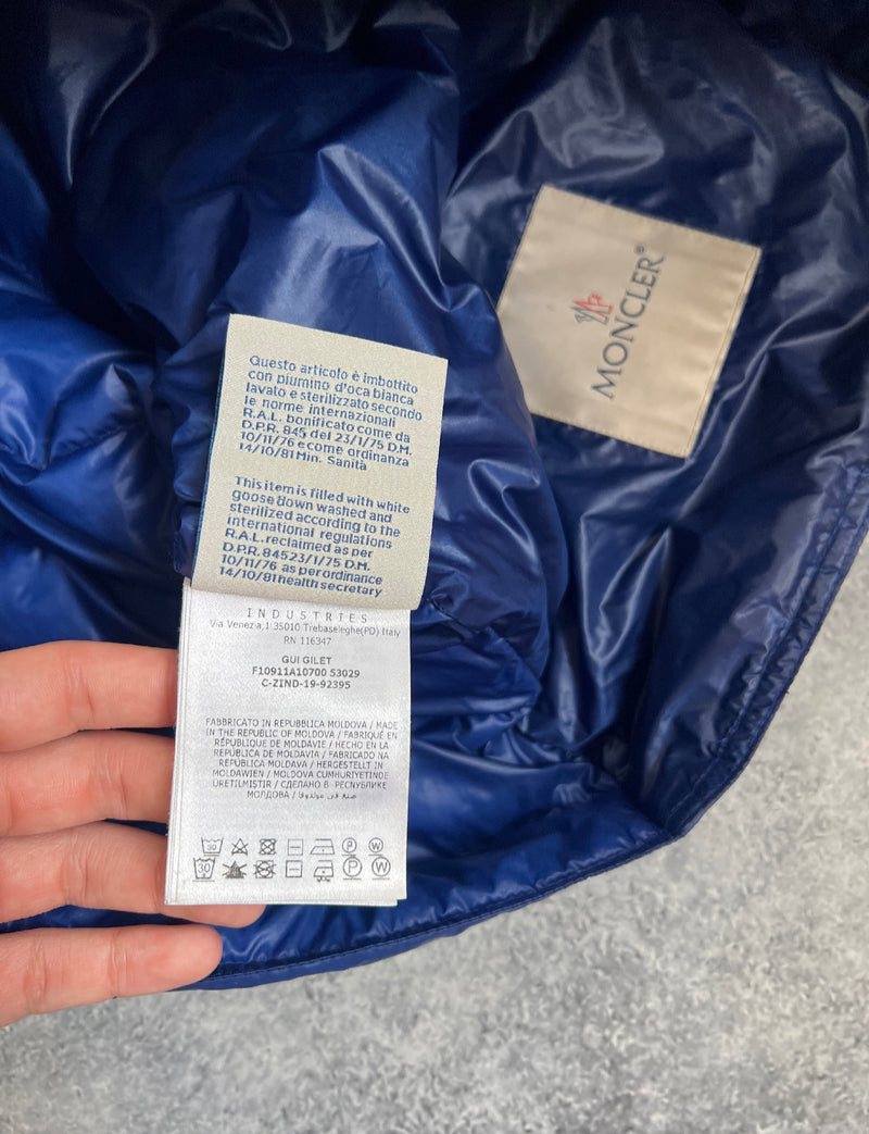 Moncler blue GUI gilet
