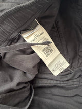 Stone island black cargo trousers
