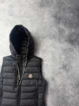 Moncler sucrette quilted black gilet women’s