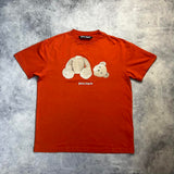 Palm angels orange kill the bear tee
