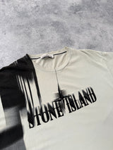 Stone island AW22 blurred logo tee