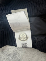 Moncler navy tricot cardigan