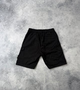 Stone island black cargo shorts