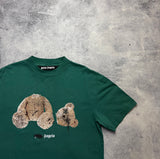 Palm angels green kill the bear tee