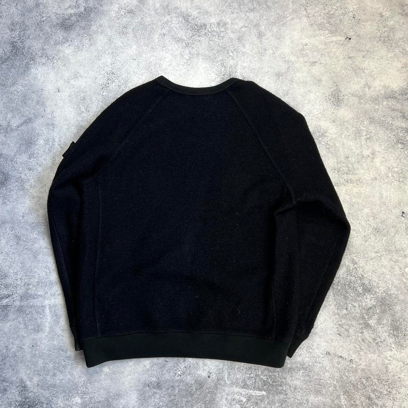 Stone island 2020 black wool ghost jumper
