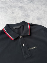 Prada black polo shirt