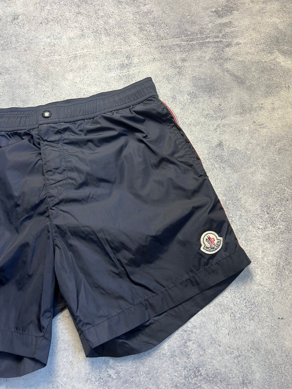 Moncler navy swim shorts