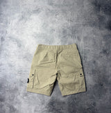Stone island SS24 beige cargo shorts