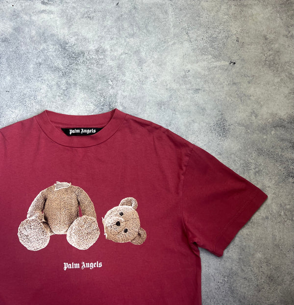 Palm angels red kill the bear tee