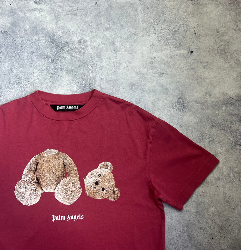 Palm angels red kill the bear tee