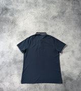 Stone island blue polo shirt