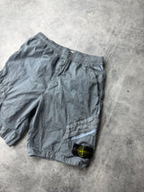 Stone island SS24 sky blue nylon metal cargo shorts