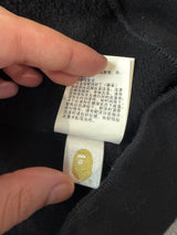 Bape black camo full shark zip hoodie