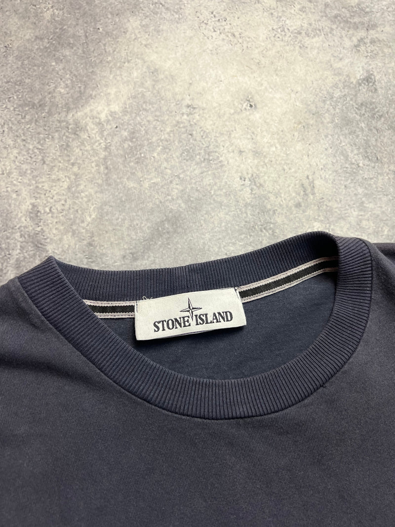 Stone island navy graphic tee
