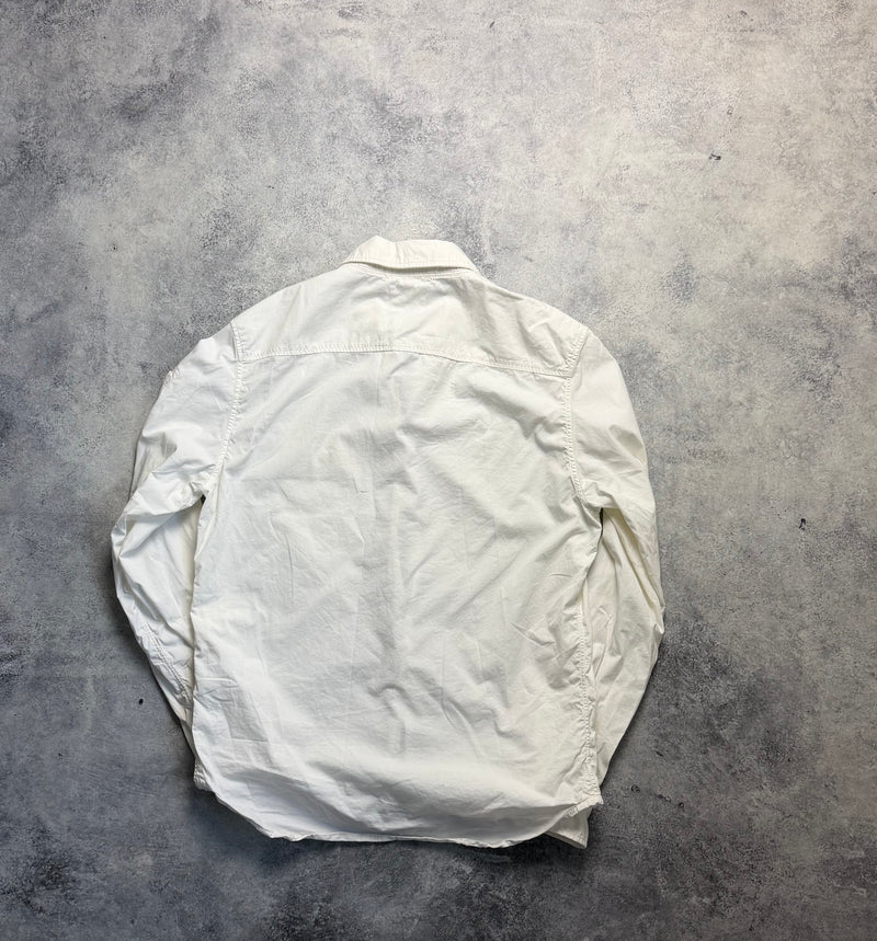 CP company white overshirt