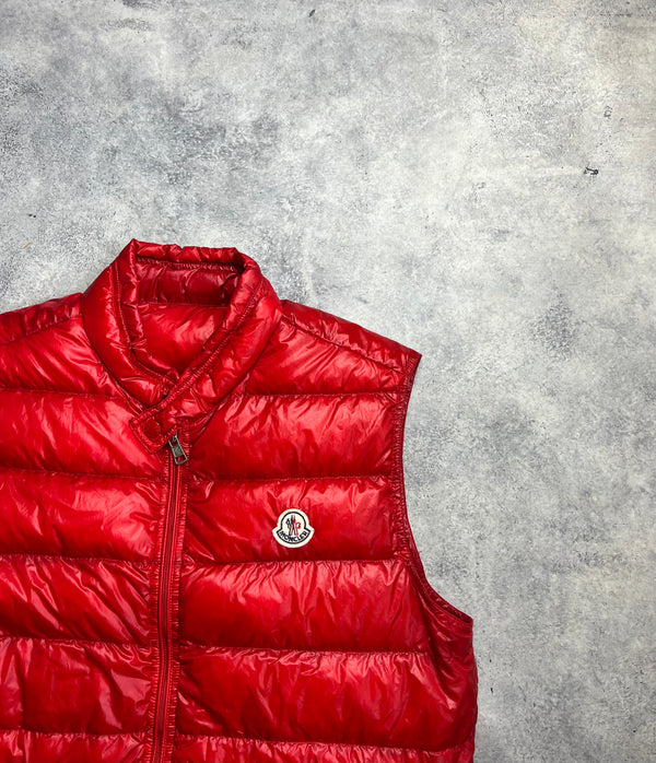 Moncler red GUI gilet