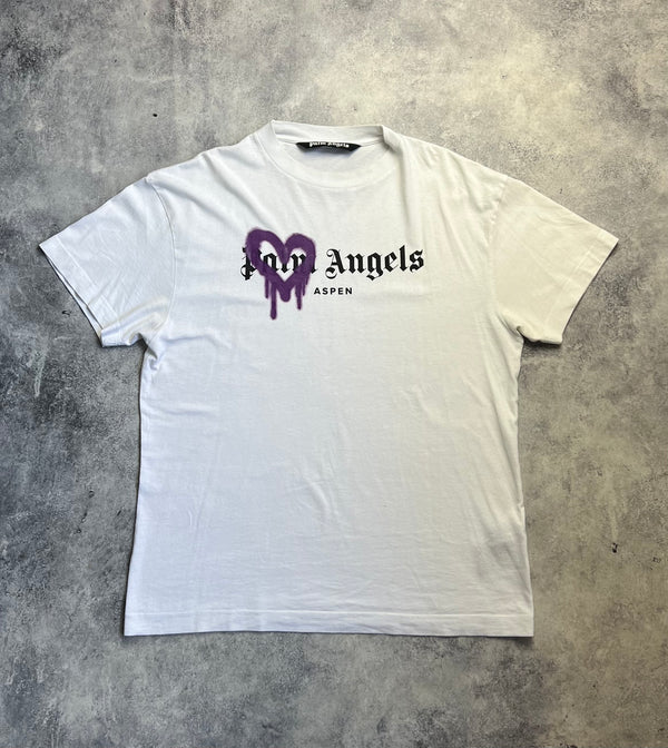 Palm angels aspen white tee