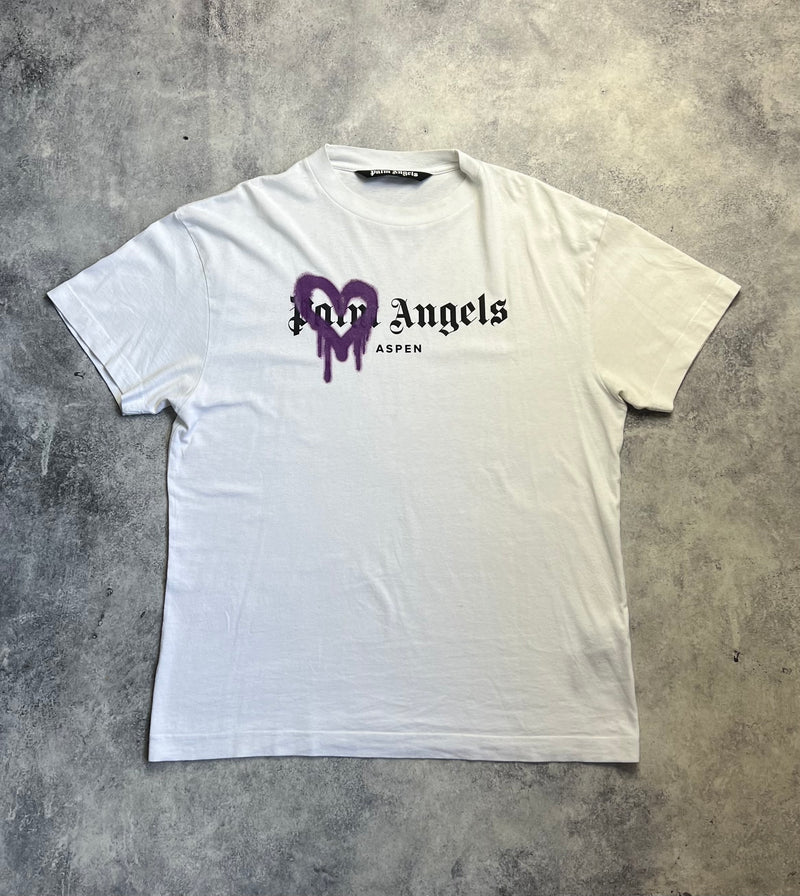 Palm angels aspen white tee