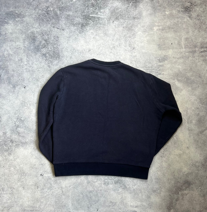 Moncler navy tri logo jumper