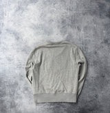 Moncler grey oversized logo jumper