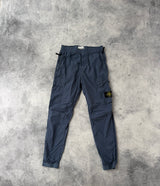 Stone island SS24 avio blue cargo trousers