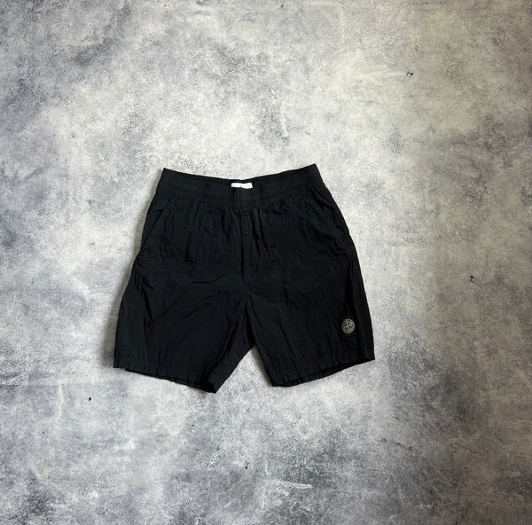 Stone island black swim shorts