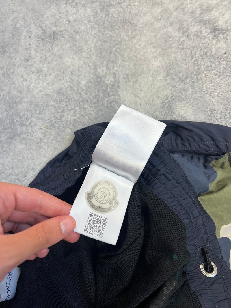 Moncler camo print swim shorts