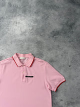 Prada baby pink polo shirt