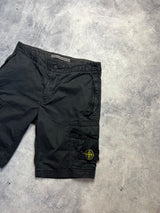 Stone island 2022 black cargo shorts