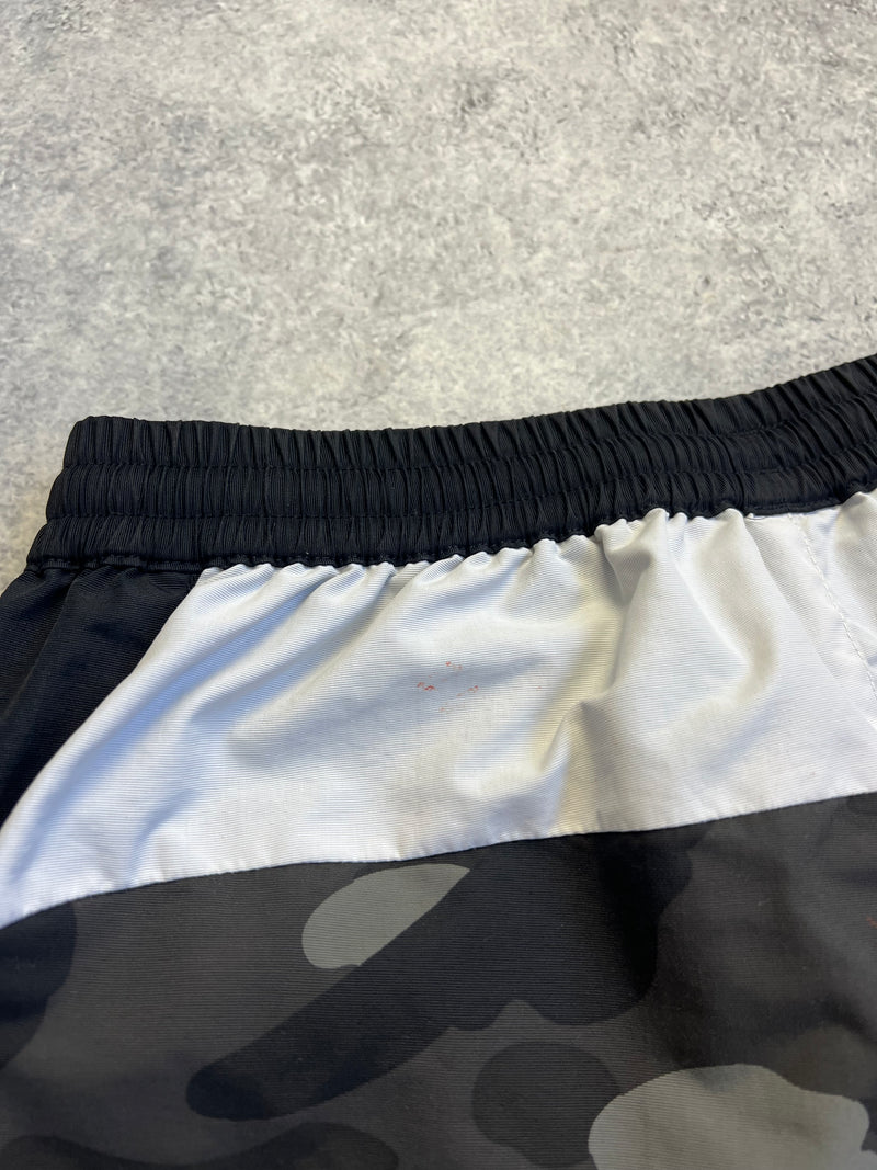 Bape black camo shell shorts